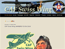 Tablet Screenshot of caf-swisswing.ch